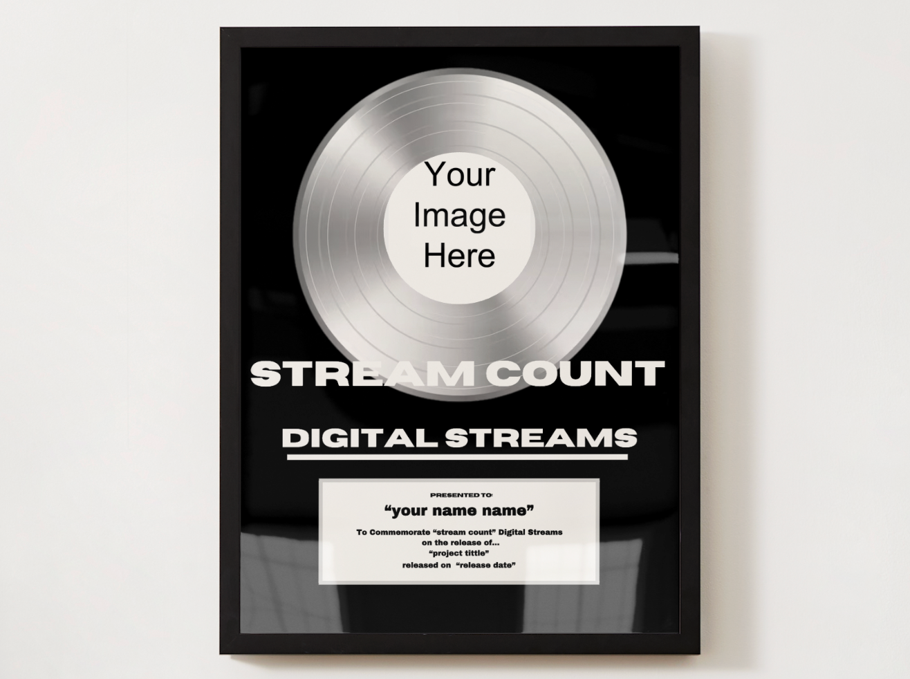 Custom Stream Plaque